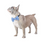 Miniature : Nœuds papillon Bleu blanc marine sur chien