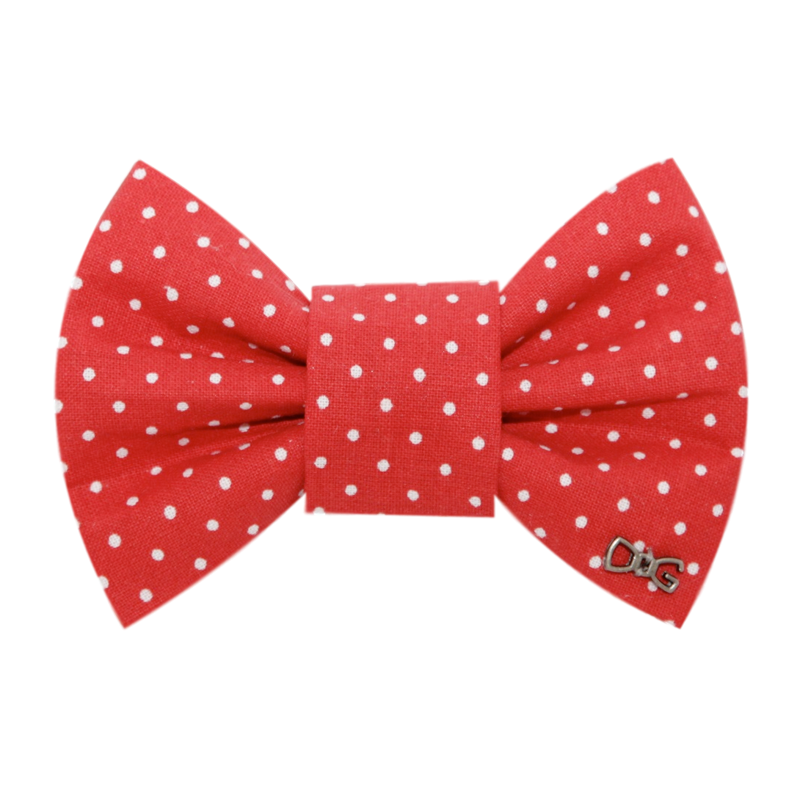 Nœuds papillon Rouge à points