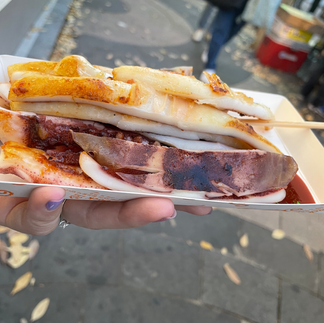 Grilled squid at Myeong dong