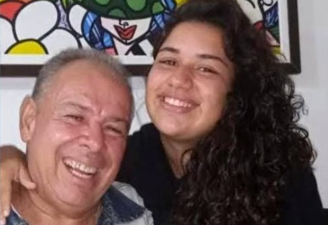 Ayres Botrel e a filha Amanda Chagas Botrel