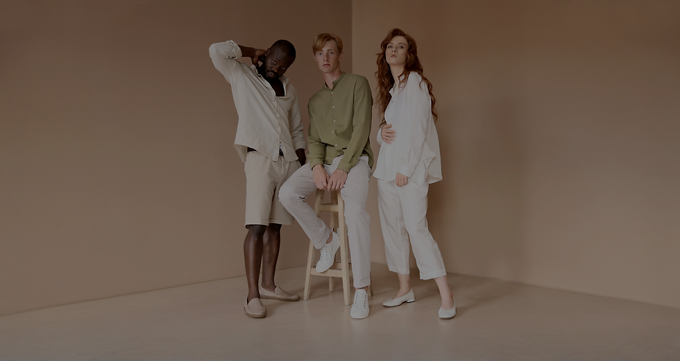 Retrato de grupo de moda
