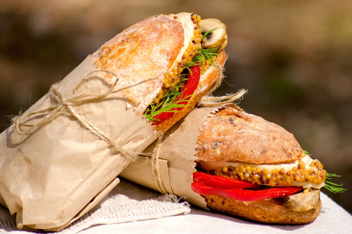 Arranged Food and Objects