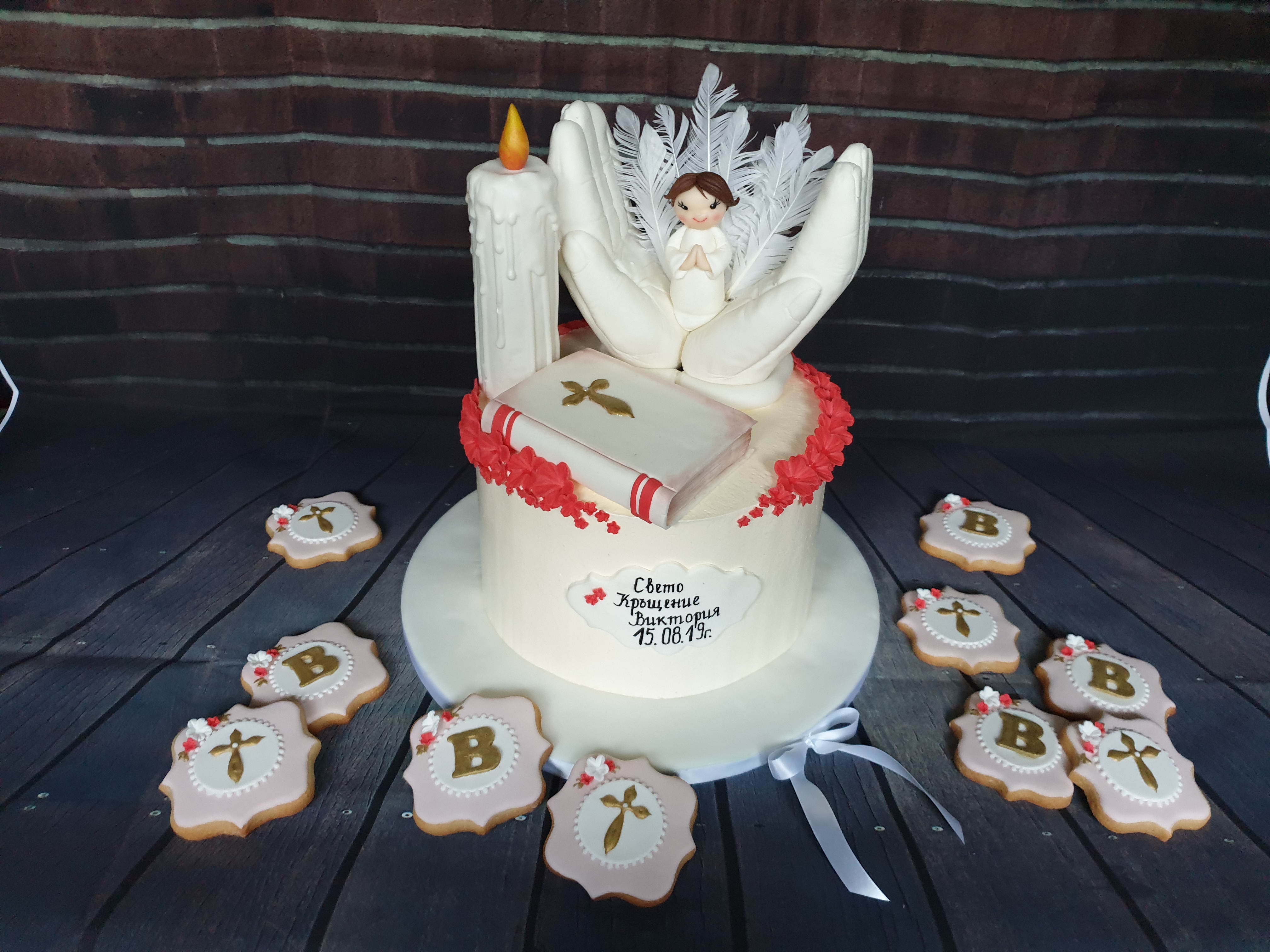 White Angel Christening