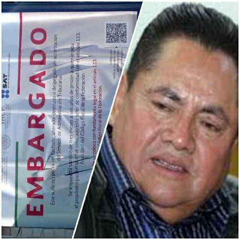 Embargan empresa del expresidente Noé Peñaloza