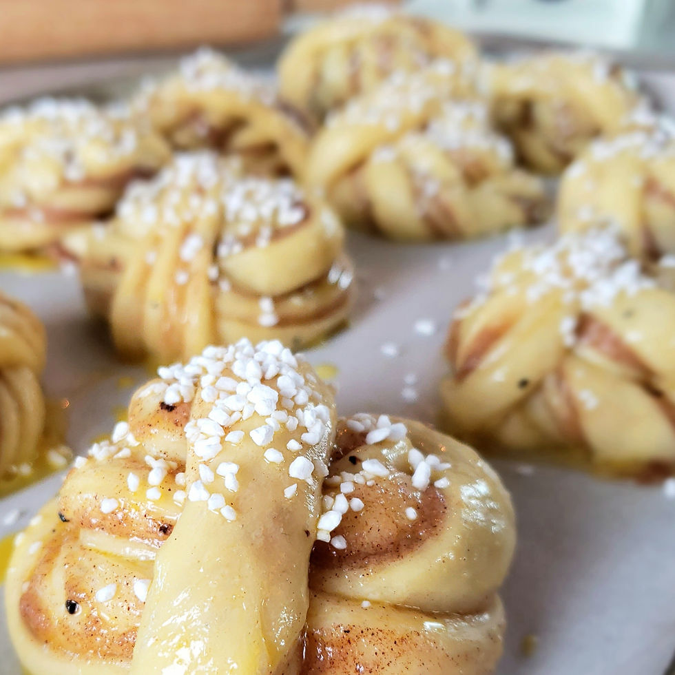 Thumbnail: Swedish Cardamom Kanelbullar Buns 1 dozen