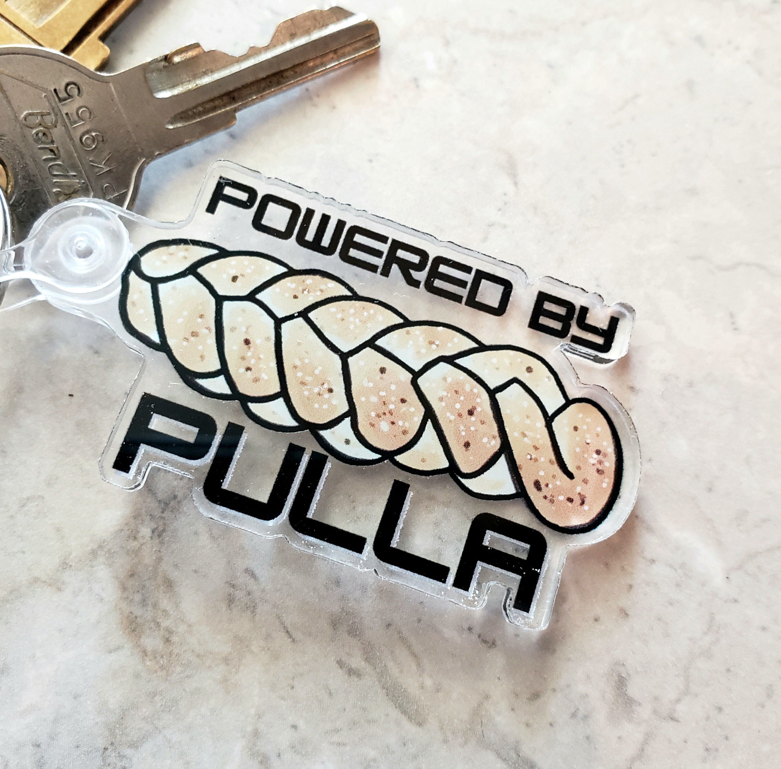 Powered by Pulla Keychain