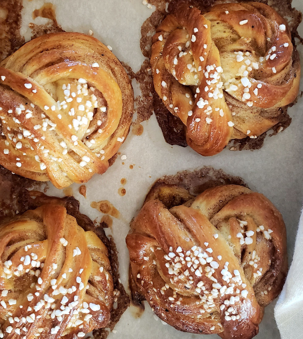 Thumbnail: Swedish Cardamom Kanelbullar Buns 1 dozen
