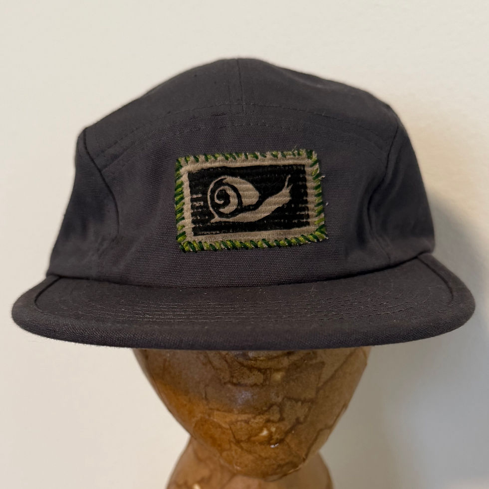 Thumbnail: Snail on Smoke Corduroy 5-Panel Hat