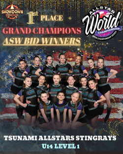ASW Winners - Showdown Elite - Stingrays - Tsunami Allstars