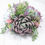 Thumbnail: Wood round bowl filled with wooden succulents 