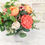 Thumbnail: Peach and cream sola flower bouquet