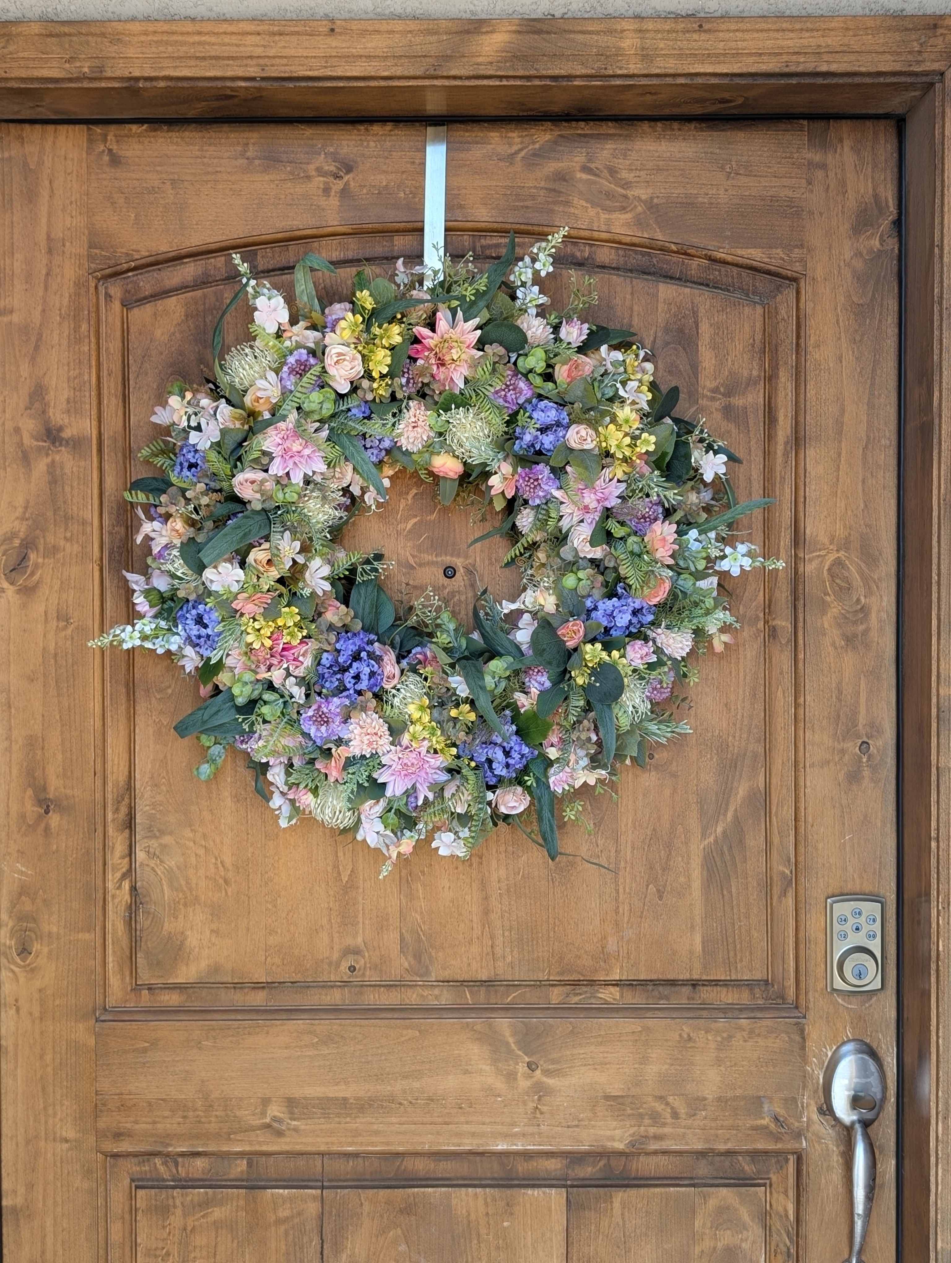 XL Lush 26" Silk Floral Wreath 