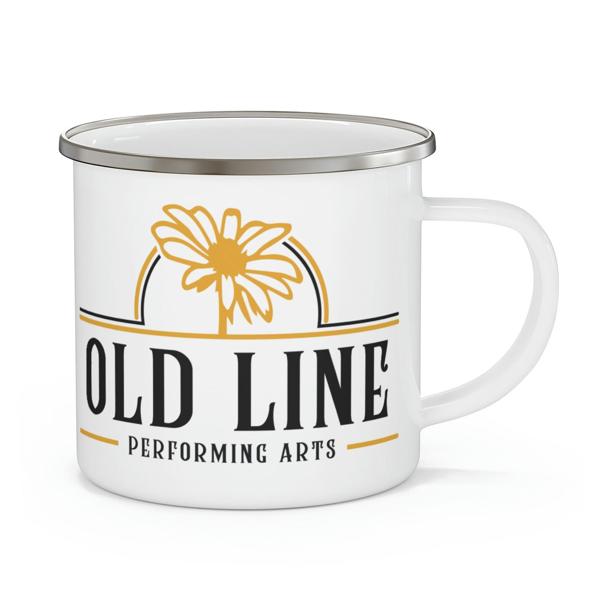 Old Line Enamel Camping Mug