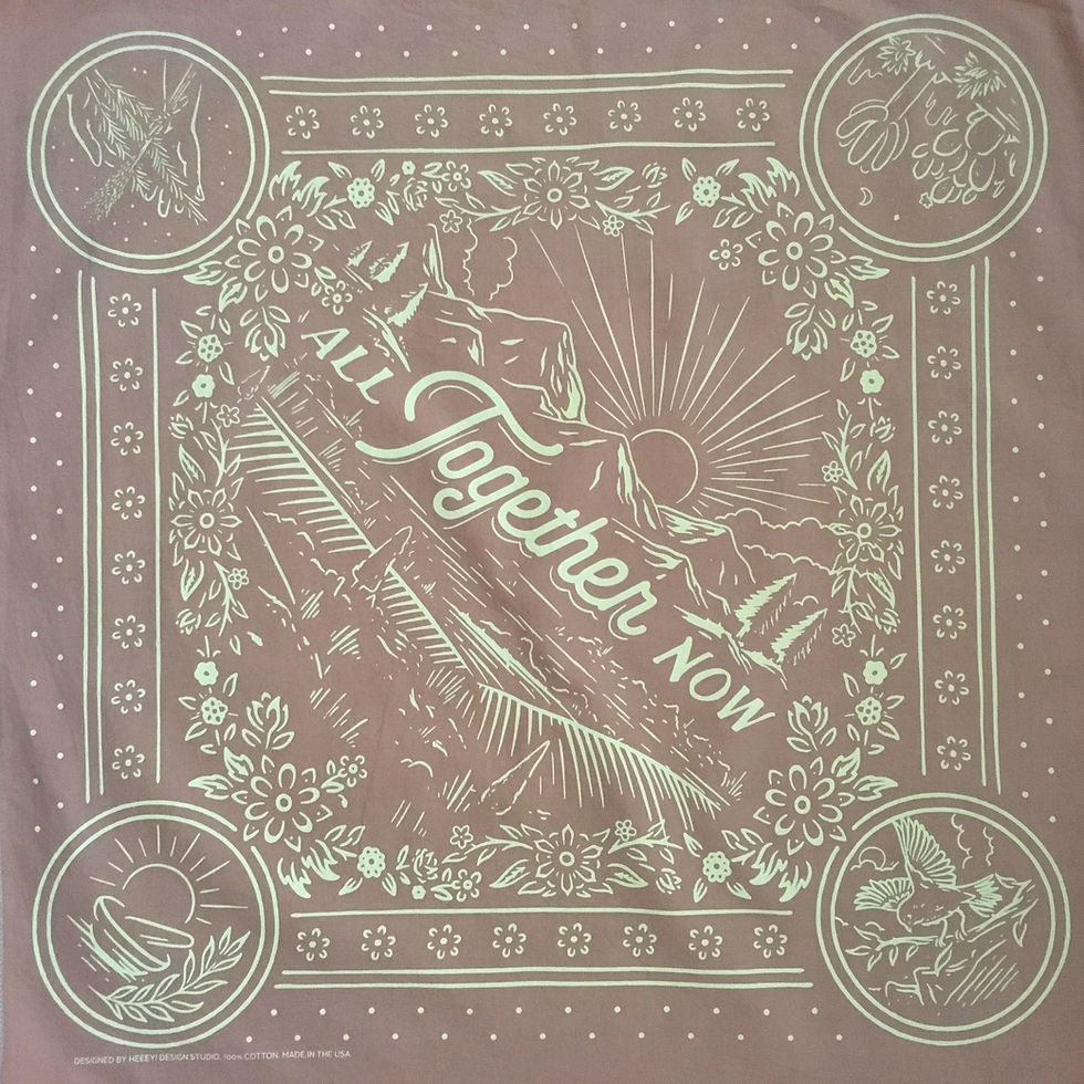 Thumbnail: May 2019 bandana designed by Heeey! Design Studio