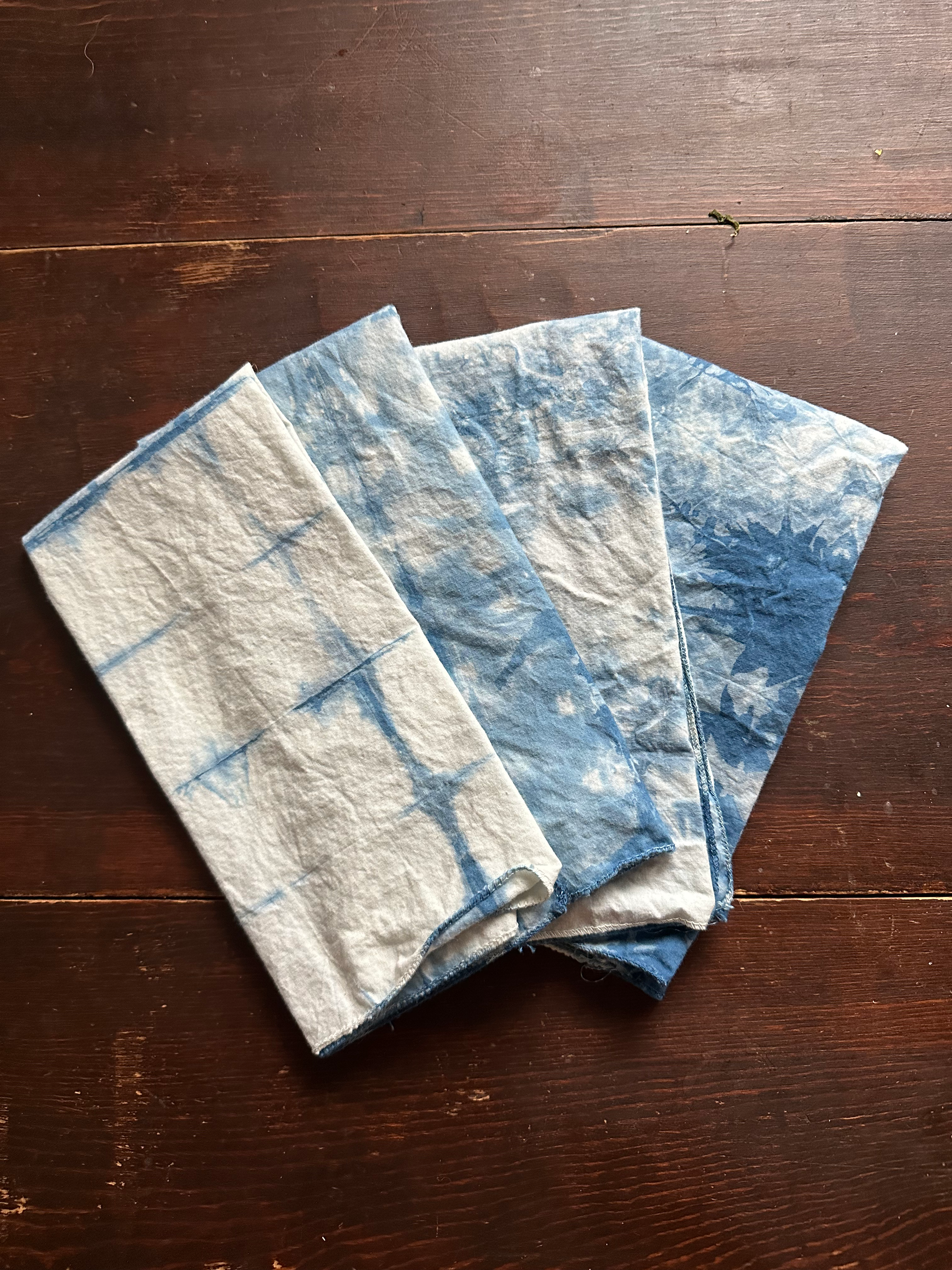 Organic Indigo Dyed Bandana