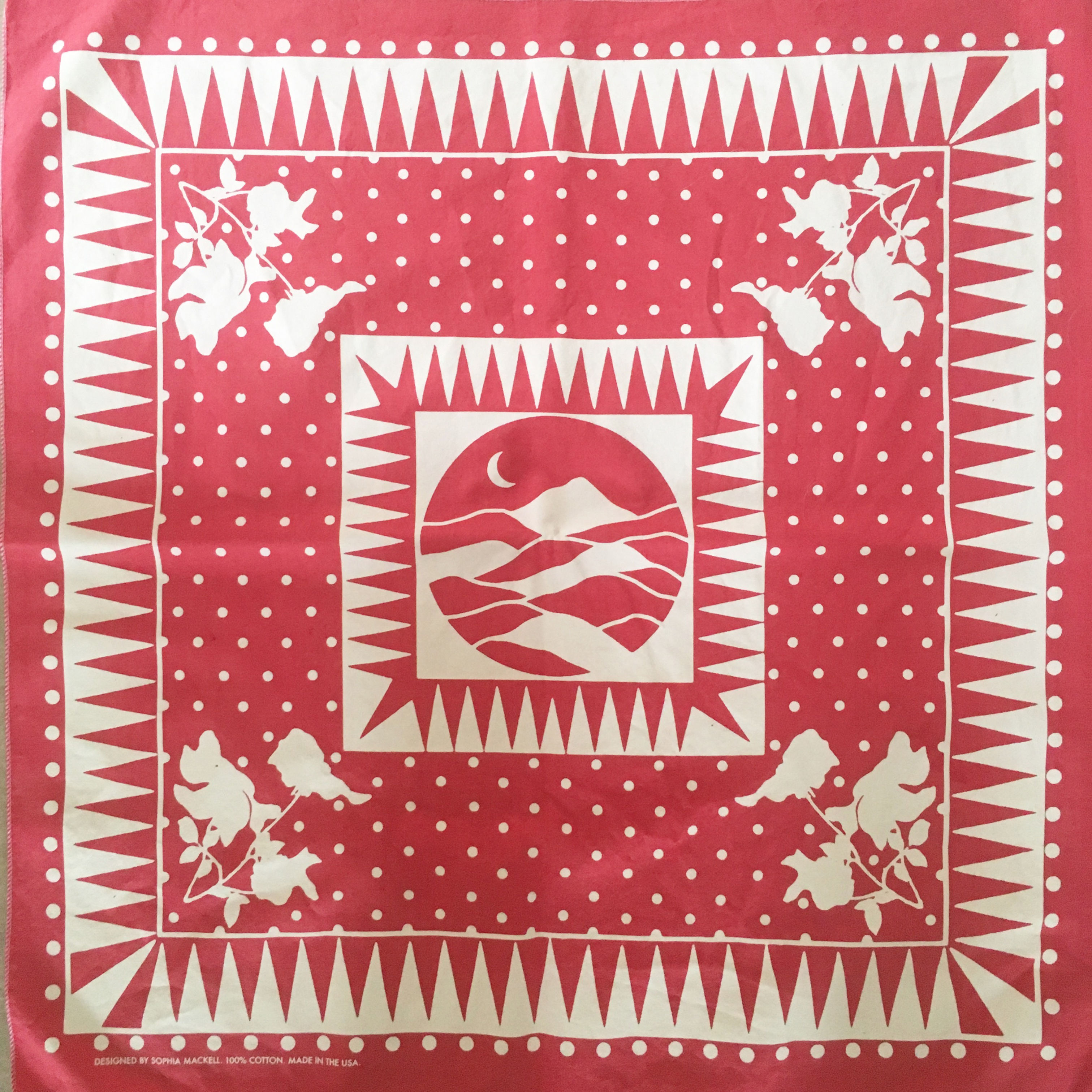February 2019 bandana designed by Sophia Mackell