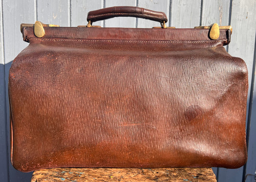 Gladstone Victorian Doctors Bag Victorian Re-loved Gladstone Bag