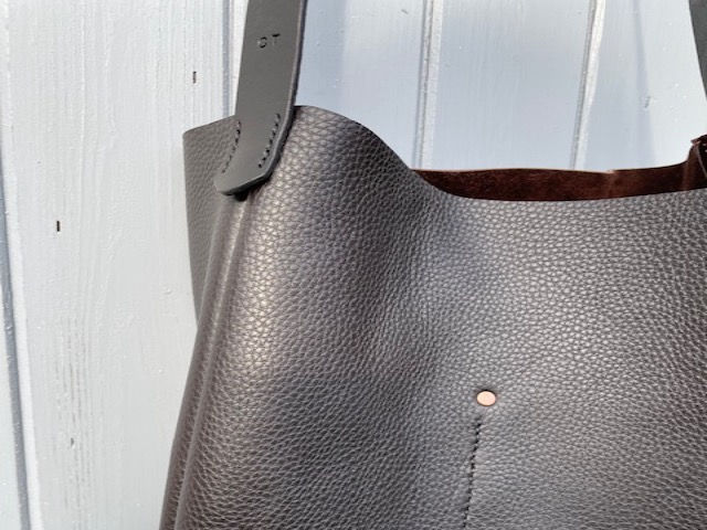 縮圖：Soft leather handmade tote bag