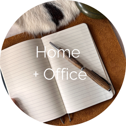 Home + Office leather goods