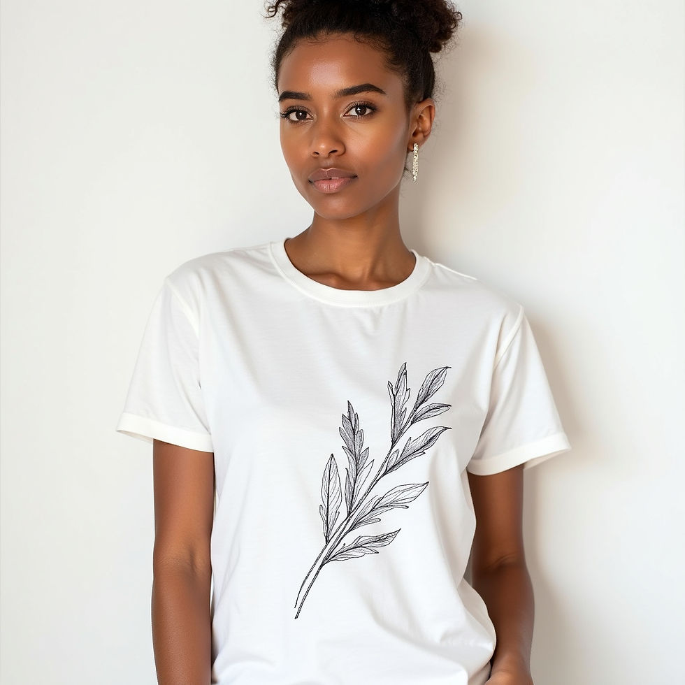 Botanical Line Art Tee