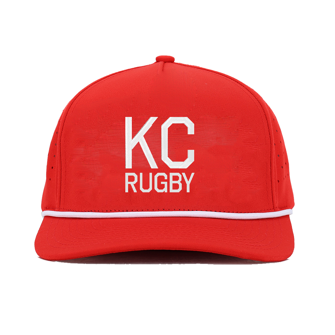 Red KC Rugby Golf Hat