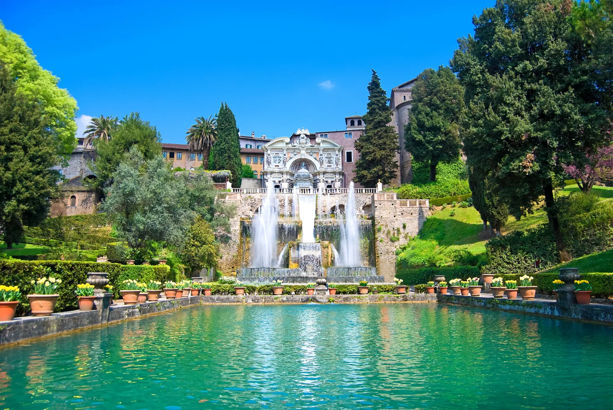 ancient pool in italy