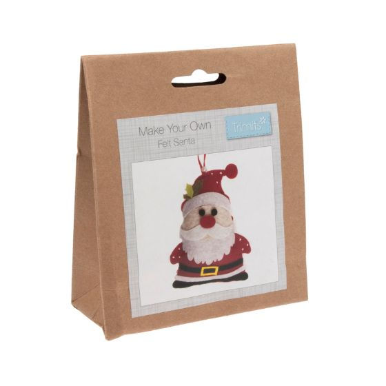 Felt Christmas Decoration Kit - Santa