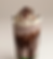 Chocolate gelato milkshake with whipped cream and syrup
