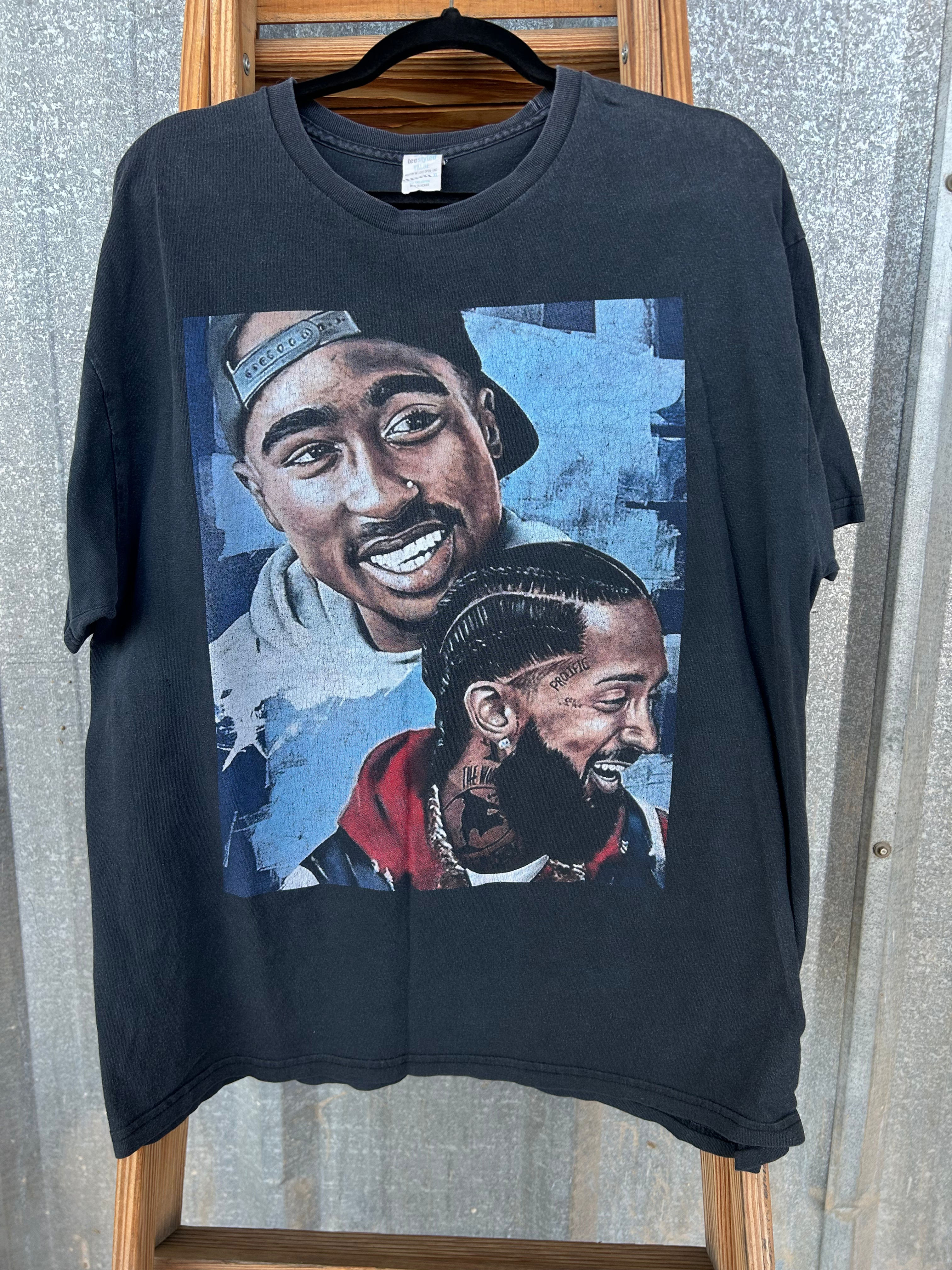 Nipsee Hussle & Tupac tee