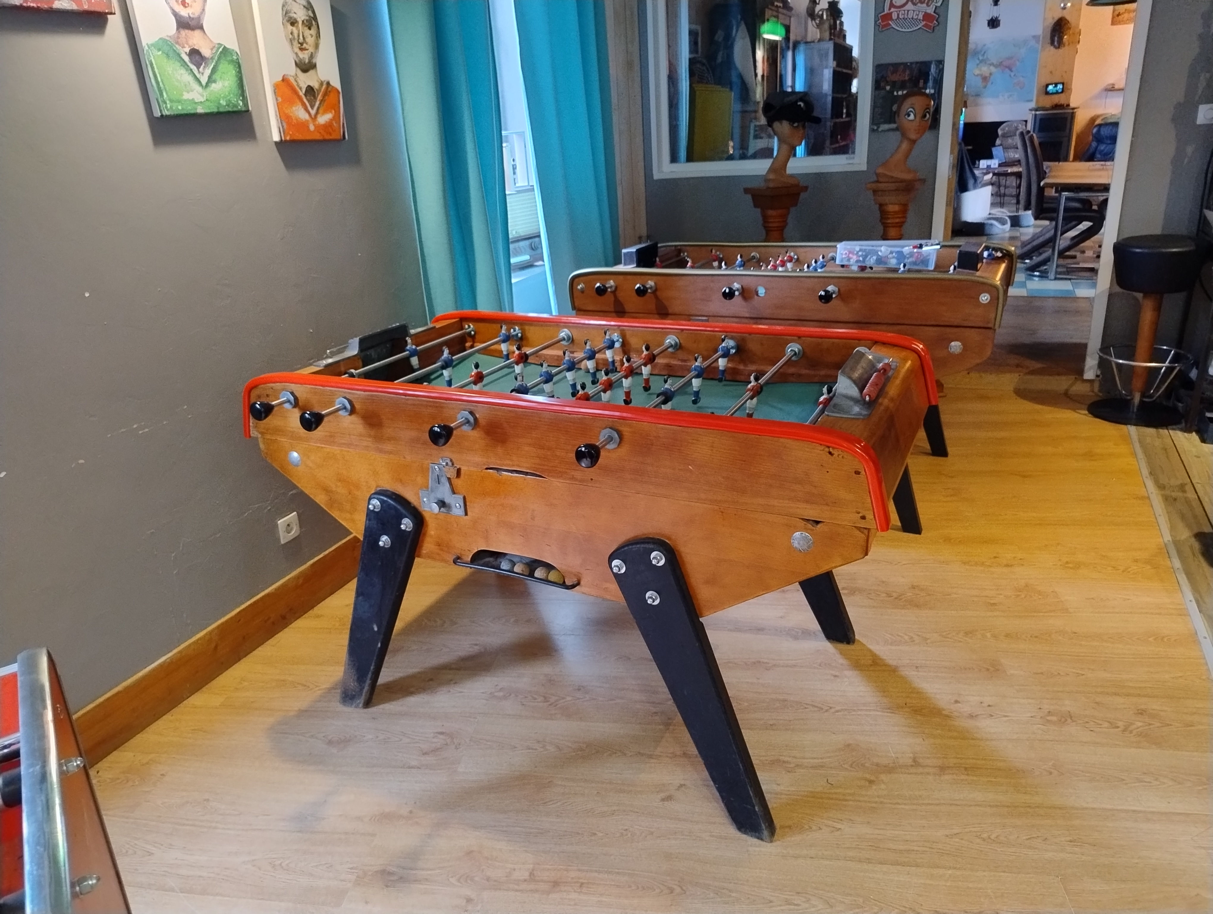 Baby-foot Sulpie ancien des années 70 restauré