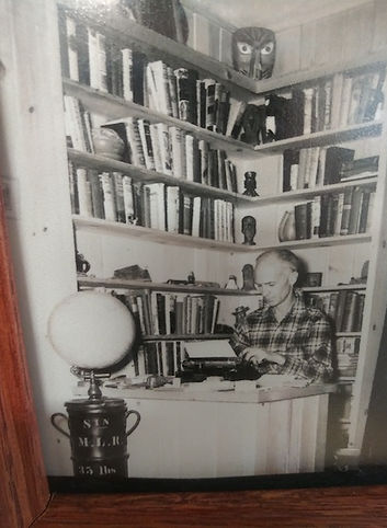 Pyle in his Library den room.jpg