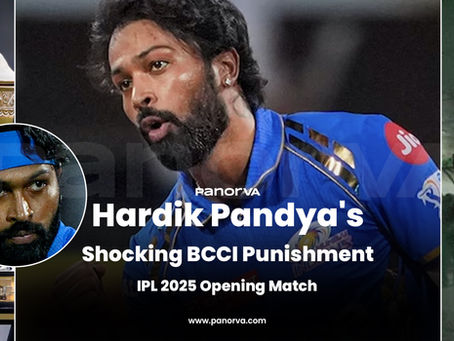 Hardik Pandya Banned from IPL 2025 Opening Match Against CSK