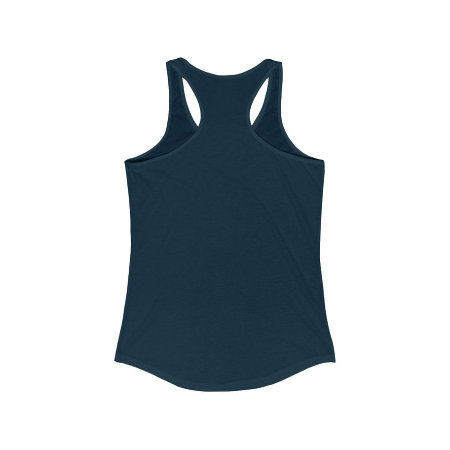 Star Racerback Tank (navy back)