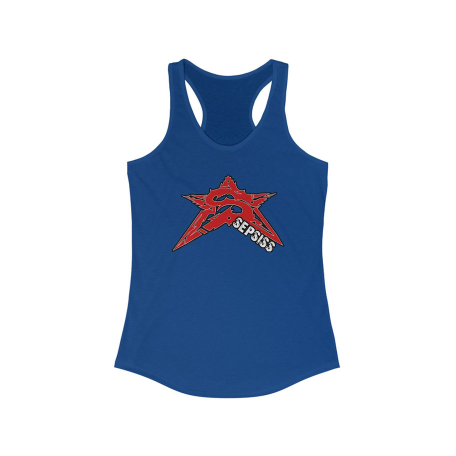 Star Racerback Tank (royal front)