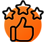 Pictogramme satisfaction client