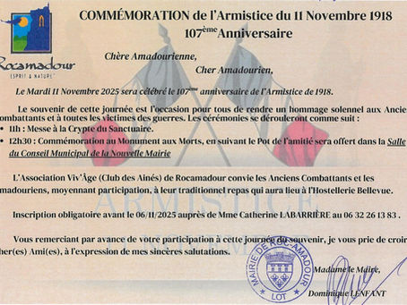 COMMEMORATION ARMISTICE 11-11-1918