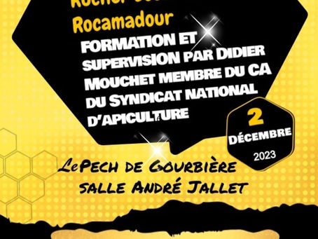 CONCOURS DES MIELS DES ADHERENTS DU RUCHER ECOLE DE ROCAMADOUR