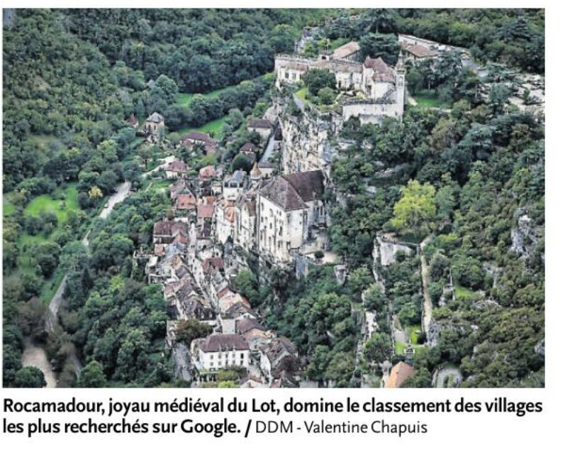 Rocamadour explose les recherches sur Google