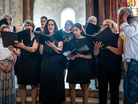 Rocamadour : les stagiaires chantent Gounod à la basilique