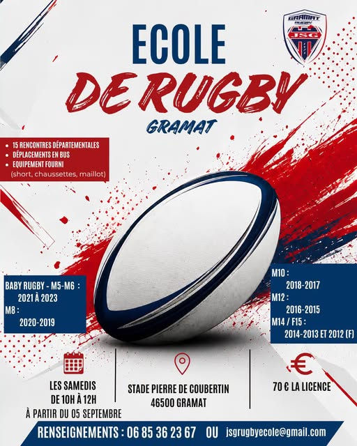 ECOLE DE RUGBY GRAMAT