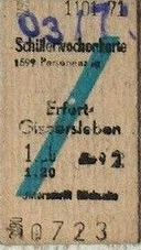 Schülerwochenkarte Gispersleben