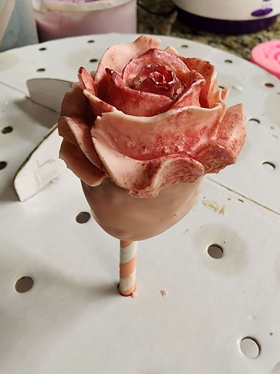 Thumbnail: 1 Dozen Customizable Rose Cake Pops