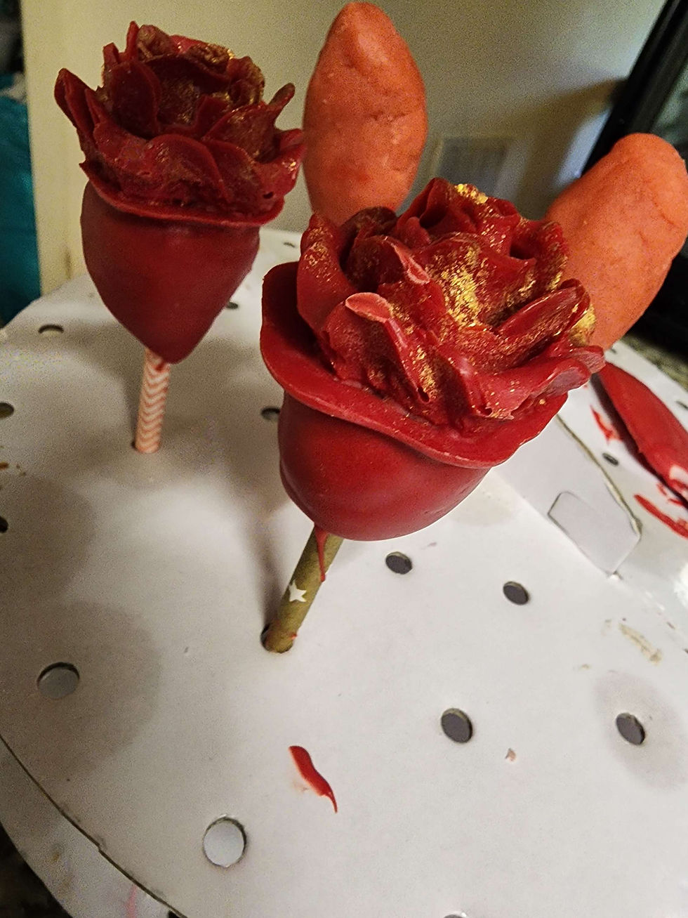 Thumbnail: 1 Dozen Customizable Rose Cake Pops