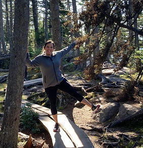 Dr. McKee hiking
