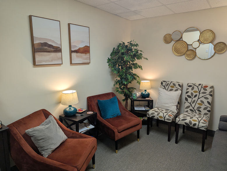Cozy waiting area