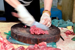 USA VIET meat cutting torn glove 900 