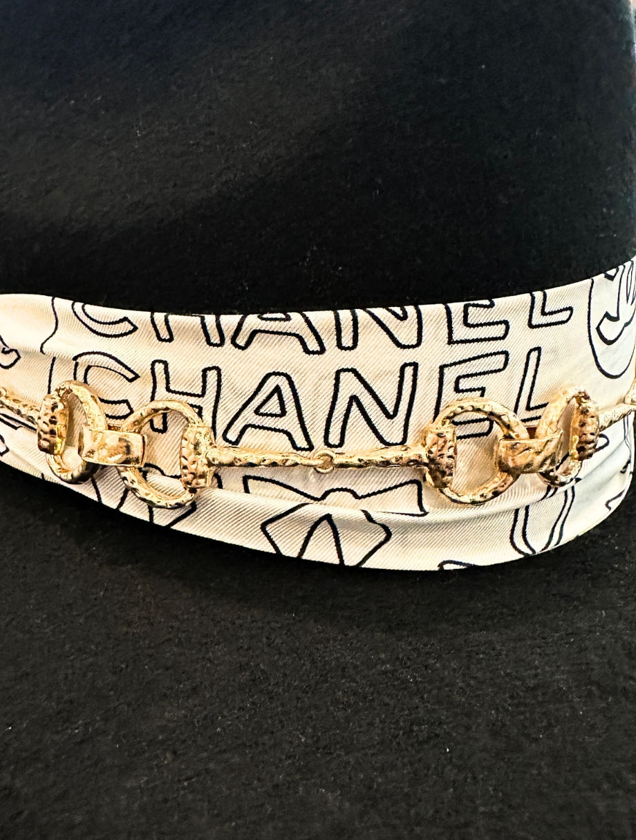Thumbnail: Black Felt Western Hat Chanel