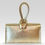 Thumbnail: Wristlet leather bag gold