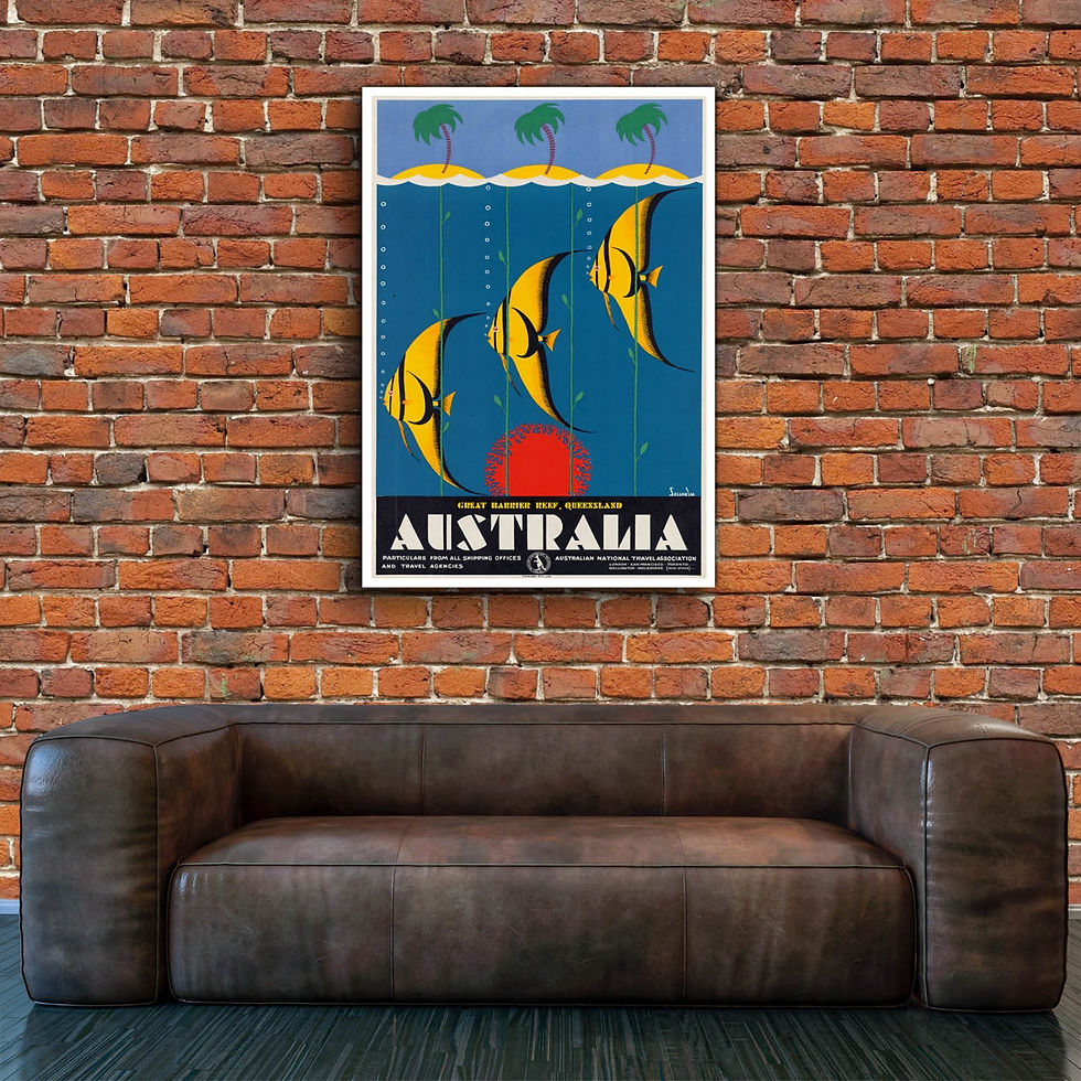 Thumbnail: Vintage Travel Poster - Great Barrier Reef