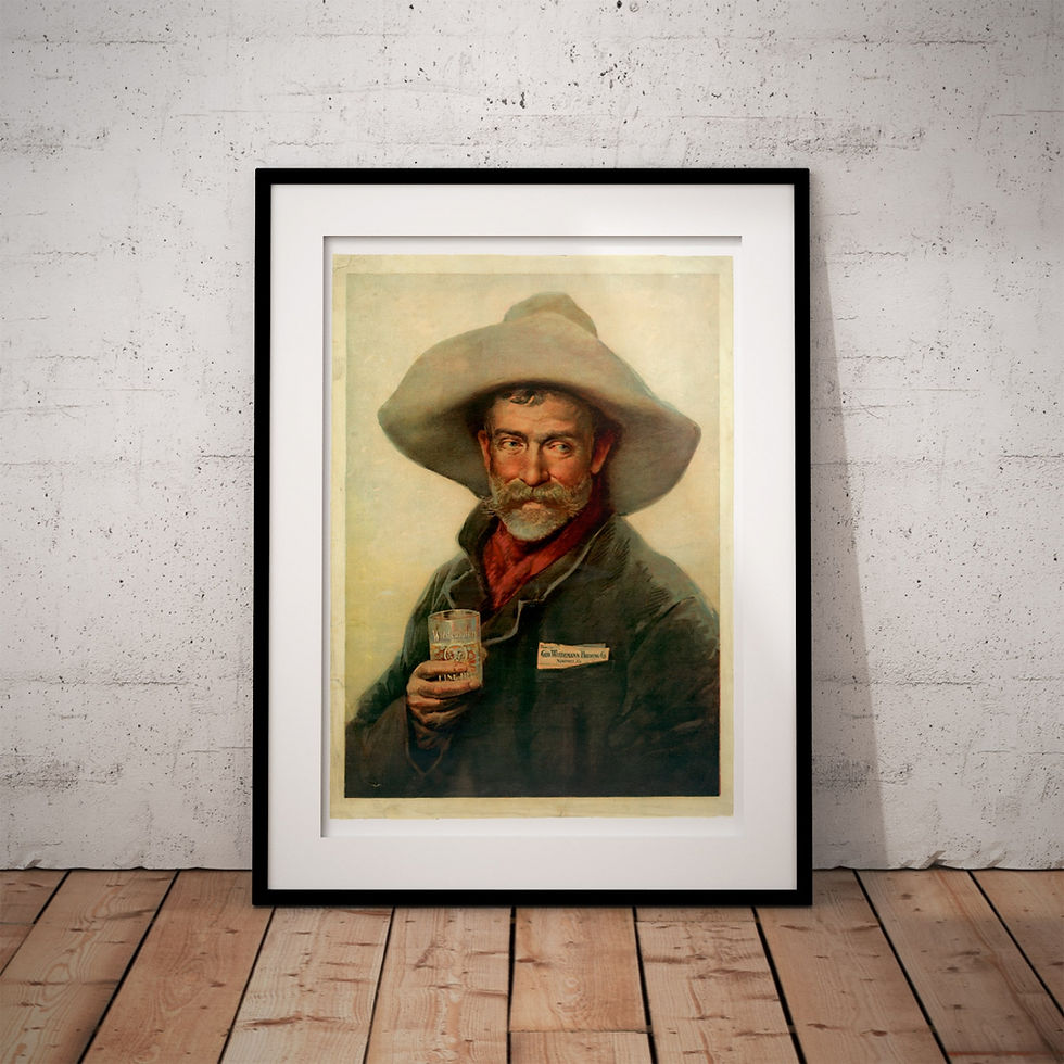 Thumbnail: Vintage American Promotional Poster - Wiedemann's Beer